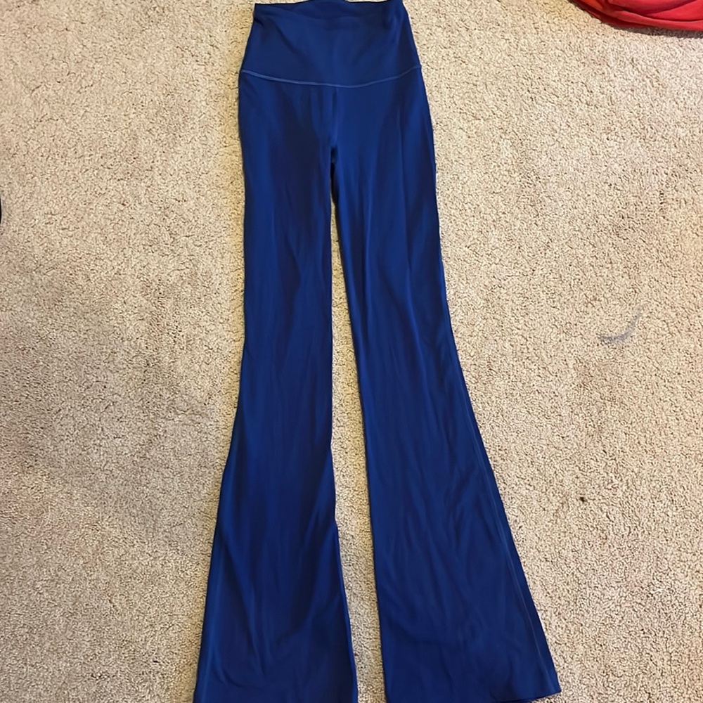 Lululemon flare leggings indigo
